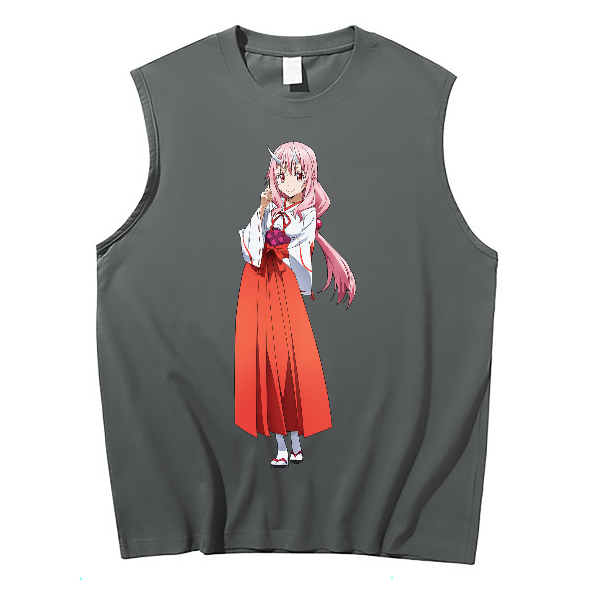 （画像用） 転スラ Regarding Reincarnated to Slime コットン100％タンクトップ（フロントプリント）